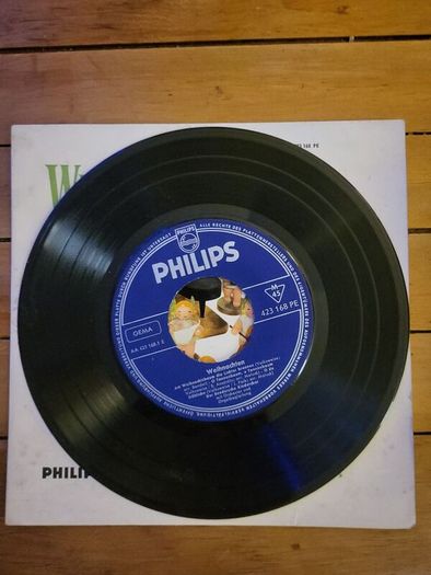 Weihnachtslieder 7 inch EP on Philips 423 168 PE