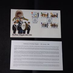Guernsey First Day Cover : The Boys Brigade : 1983