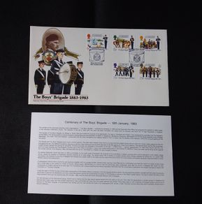Guernsey First Day Cover : The Boys Brigade : 1983