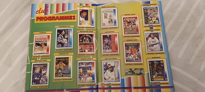 Merlin Premier League 1994 Sticker Album First Edition Fully Completed