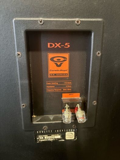 Cerwin Vega DX5 vintage Speakers
