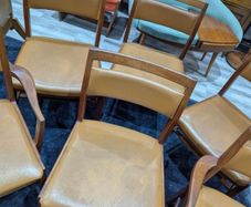 Mid-century teak dining chairs
