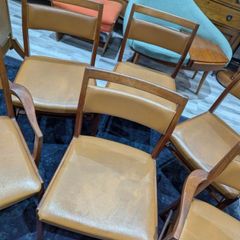 Mid-century teak dining chairs