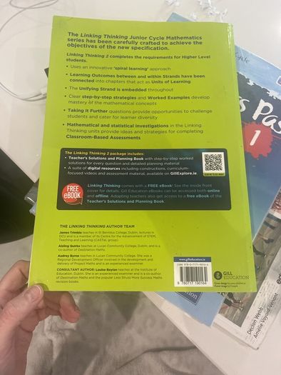 Linking Thinking 2 Junior Cycle Maths book