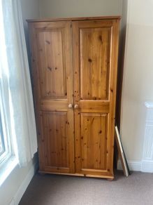 Pine wardrobe