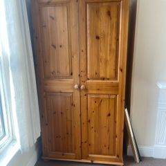 Pine wardrobe