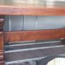 Antique 19th Century oak Monastery Table chunky well made solid with amazing patina comes with two large oak benches Image 9