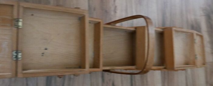 Vintage rustic wood box