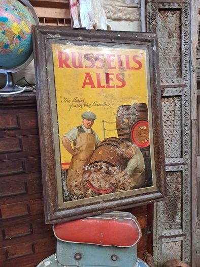 Vintage Russell's Ales Sign