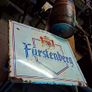 Vintage Furstenberg Lager enamel sign Image 3