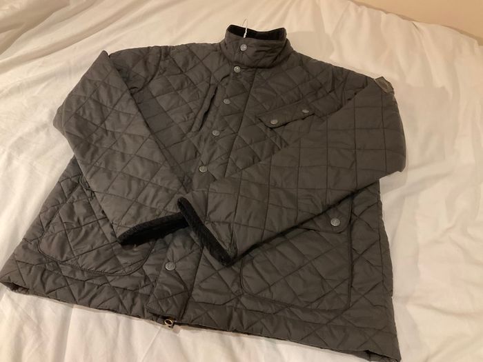 Mens Black Penfield quilted jacket size large