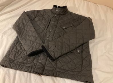 Mens Black Penfield quilted jacket size large