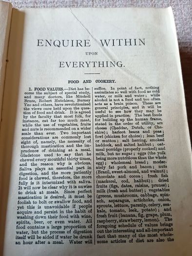 1923 Enquire Within upon Everything. Herbert Jenkins Ltd. Antique. Life.
