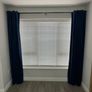 Eyelet Curtains - Navy/Blue Velvet 90x90 Image 2