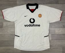 Genuine Vintage 2002 Manchester United Away Jersey Shirt Mens Large