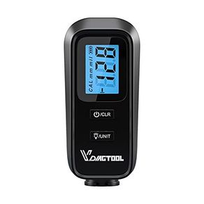 VDIAGTOOL VC100 Coating Thickness Gauge Digital Backlight Car Paint Electroplate Metal Coating Tester