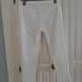 FRESIA White Ankle Grazer Trousers New Image 2