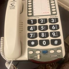 Vintage Big Button Amplifed Telephone