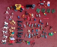 Timpo Cowboy & Indians Job Lot