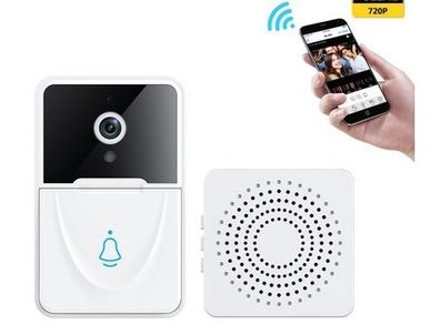 True Wireless Video Doorbell, HD camera, Night Vision, Intercom