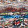 Sleeping fishing boats alias Vessels at Murrisk, Ireland, Co Mayo Image 3