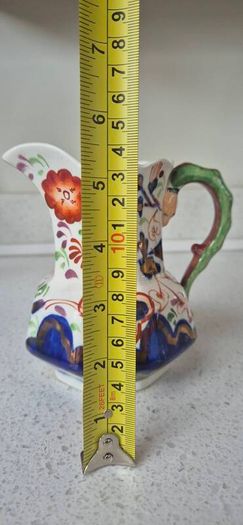 Welsh Gaudy Snake / caterpillar Handled Jug