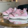 Adorable Hello Kitty Pink Glitter Light-Up Sneakers Image 6