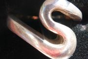 Vintage Elegant Retro Sterling Silver 925 Ring Size L - 5,63g