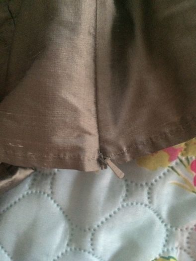 Coast 2 piece olive pencil skirt and Silk wrap