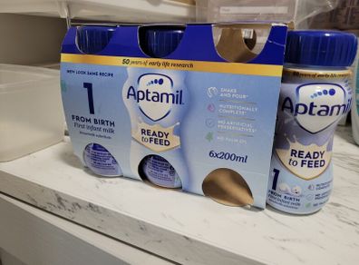 Aptamil bottle milk