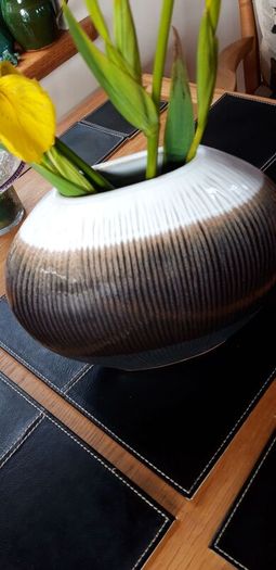 Stephen Pearce Shanagarry Pottery Oval Vase