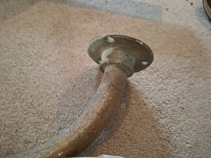 Georgian Irish brass hall rail