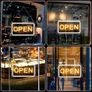 16"x 9" Adjustable Brightness Open Signs for Business, Ultra Bright Lighted Sign Open Powered by USB with ON/OFF, Electric Light up Sign for Stores, Restaurants, Retail Shops, Bar (Horizontal) Image 8