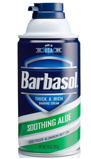 Barbasol Empty Shaving Cream Can