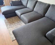 Double Ended Chaise Sofa & Cuddler Chair