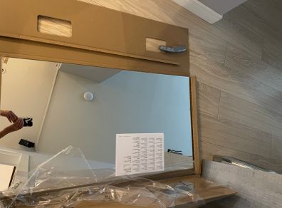 IKEA PAX Wardrobe Mirrored Panel