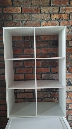 White shelves
