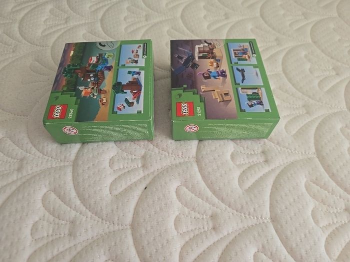 2 lego minecraft sets