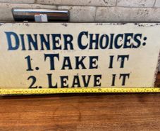 kitchen sign