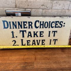 kitchen sign
