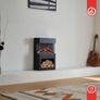 Freestanding Electric Fireplace White or Black Image 6