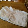 Mens Next pure white, cotton long sleeve shirt. Like new. Image 2