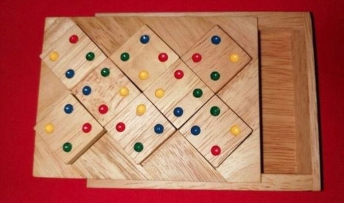 Wooden Logic Puzzle Game