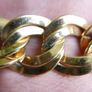 Stunning Vintage Monet Chunky Textured Double Curb Chain Link Necklace -  Boxed Image 9