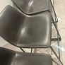 Bar Stools Grey leather Image 3