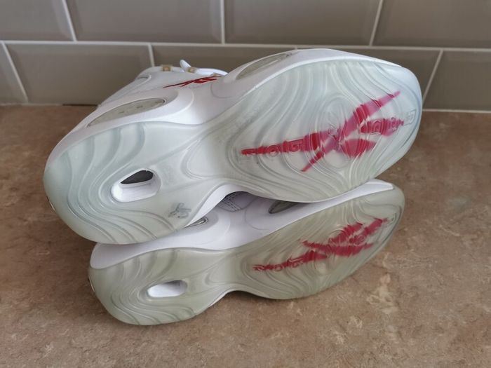 Reebok Classics Question Mid GX0230 White Red 6 Limited New Size EUR40.5 US8 UK7