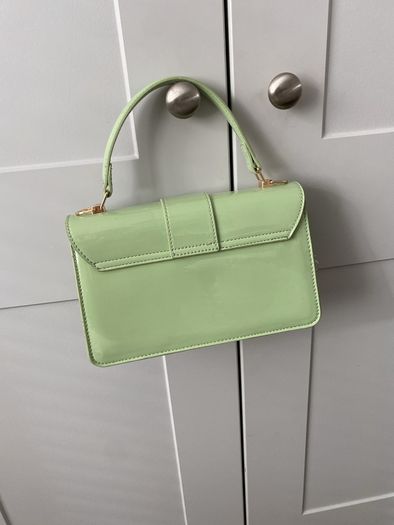 Handbag Green Patent