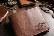 Personalised PU Leather Wallet With Any Name