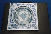 Amsterdam Plate - Delft Blue - Handmade.