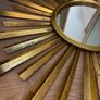 Gold wall mirror Image 2